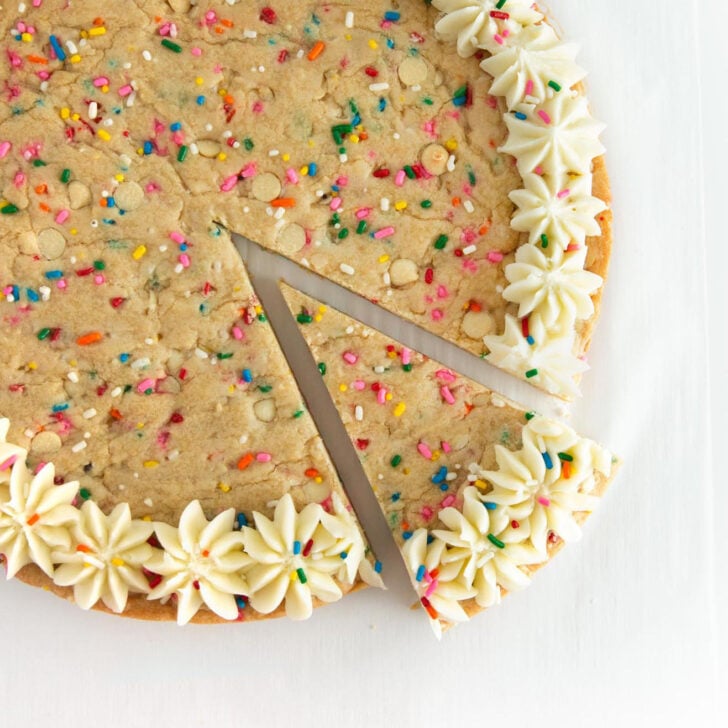 Chewy Funfetti Cookie Cake