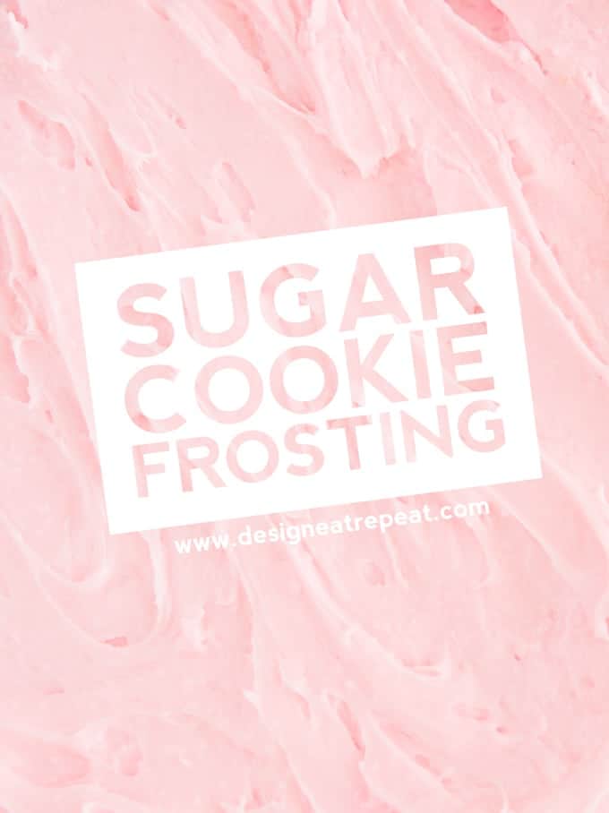Cream cheese and real butter make a quick and easy sugar cookie frosting for your favorite cookies!