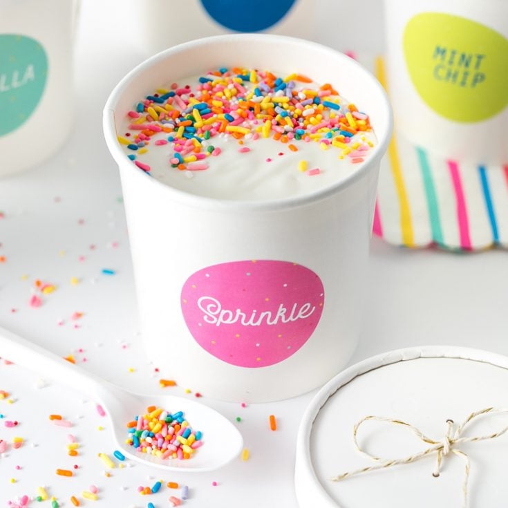 How To Make Printable Ice Cream Labels